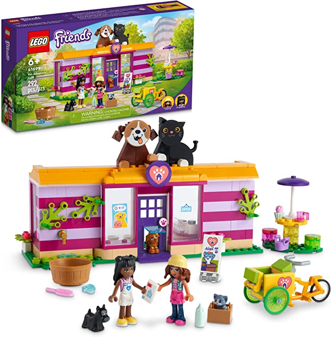 LEGO Friends Pet Adoption Café cover